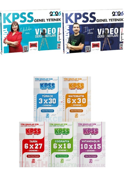2026 Kpss Türkçe Matematik Video Ders Notları - 5 Ders 31 Deneme