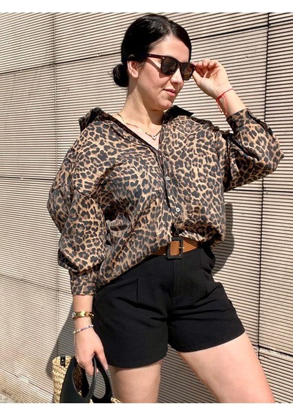 Siyah, Kemer Detaylı, Keten Dokulu Şort fiyatları