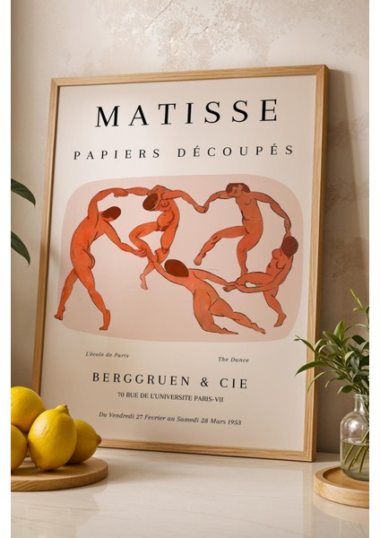 Henri Matisse The Dance Çerçeveli Tablo - Kağıt Kesme Sanatı - Eklektik Tarz Duvar Dekoru fiyatları