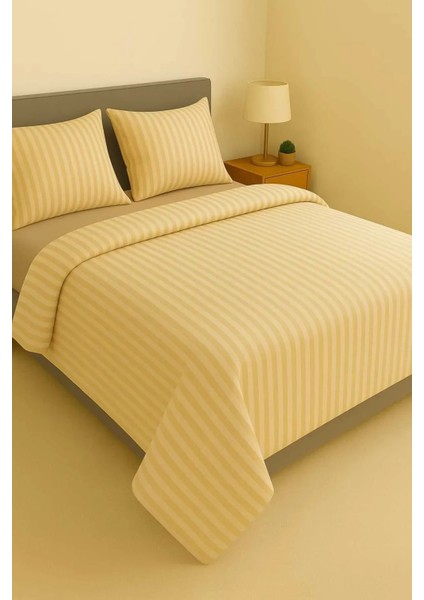 Classy Twill King Size Nevresim Takımı Bej