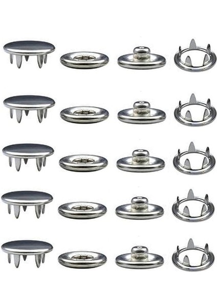 9.5 mm Kapaklı Çıtçıt 100 Takım