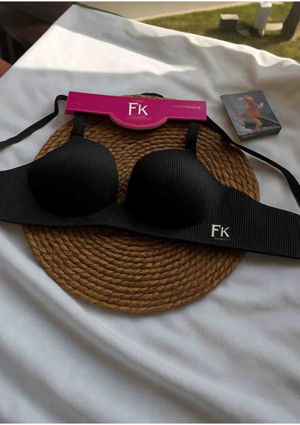 Nurah Lazer Kesim Push Up Derin Dekolteli Sütyen