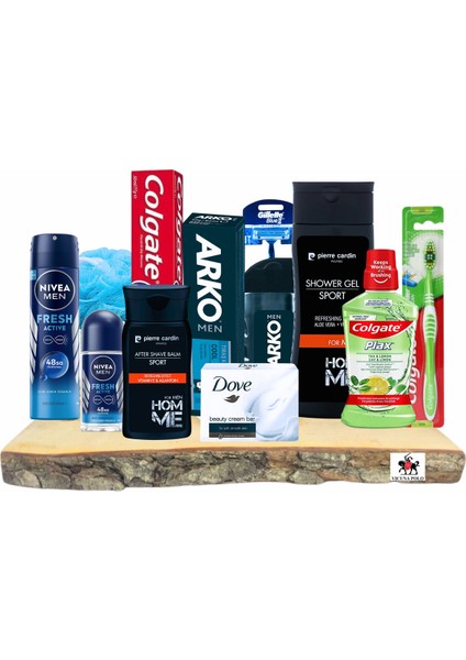 Damat Bohçası Için Erkek Tıraş Bakım Seti Tam Set