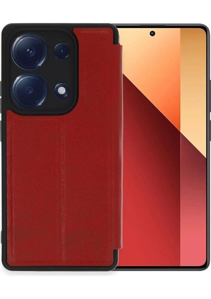 Xiaomi Redmi Note 13 Pro 4g Kılıf Flip Cover - Kırmızı fiyatları