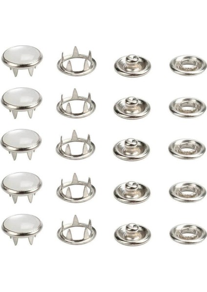 9.5 mm Sedefli Klikıt Çıtçıt 100 Takım