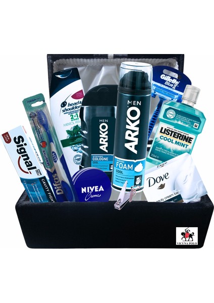 Arko Erkek Damat Çeyiz Sandık Nişan Bohça Seti 10 Parça Şık ve Kullanışlı