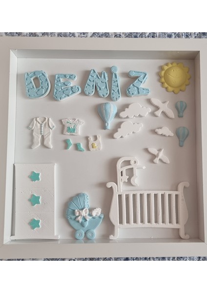 Bebek Duvar Panosu-Erkek