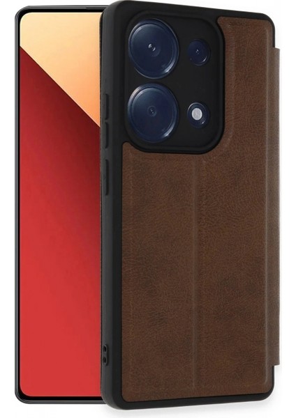 Xiaomi Redmi Note 13 Pro 4g Kılıf Flip Cover - Taba