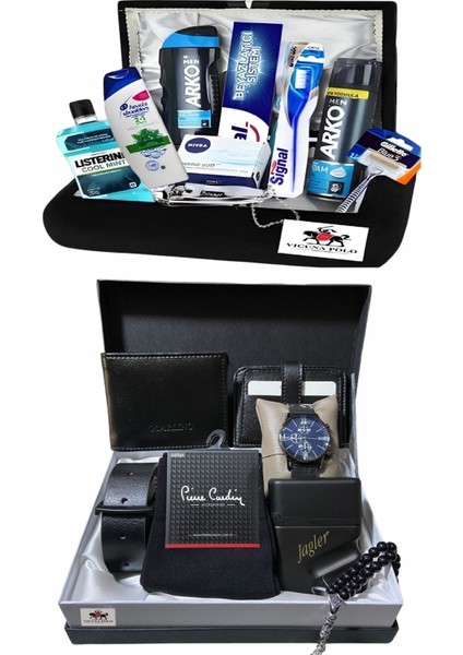 Damat Sandığı,damat Bohça Tıraş Seti,damat Bohçası Için Kemer Cüzdan Saat Parfüm Seti