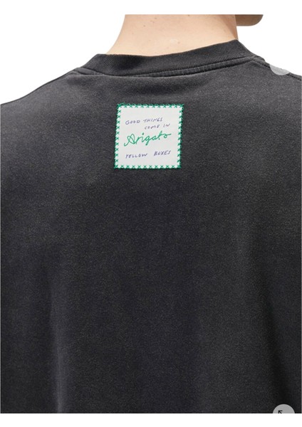 %100 Organik Pamuk Logo-Patch Erkek T-Shirt modelleri