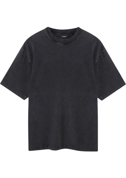 %100 Organik Pamuk Logo-Patch Erkek T-Shirt fırsatları