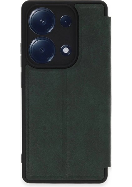 Xiaomi Redmi Note 13 Pro 4g Kılıf Flip Cover - Koyu Yeşil modelleri