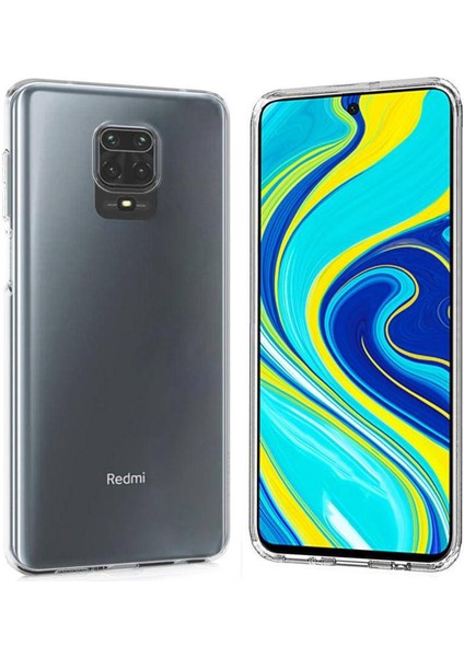 Xiaomi Redmi Note 9 Pro 2.0 mm Korumalı Silikon Kılıf Şeffaf