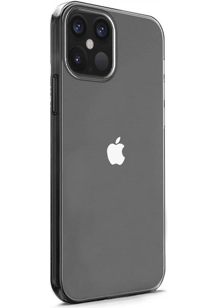 Apple iPhone 12 Pro Max 6.7'' 2.0 mm Korumalı Silikon Kılıf Şeffaf modelleri