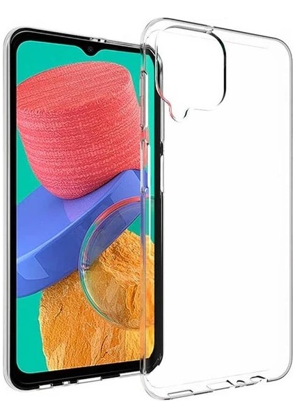 Samsung Galaxy M32 2.0 mm Korumalı Şeffaf Silikon Kılıf