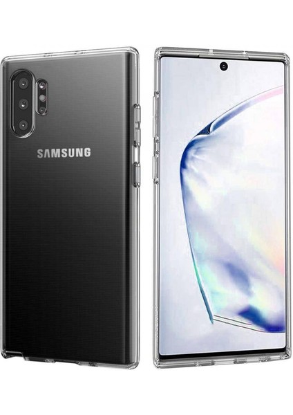 Samsung Galaxy Note 10 Plus 2.0 mm Korumalı Silikon Kılıf Şeffaf