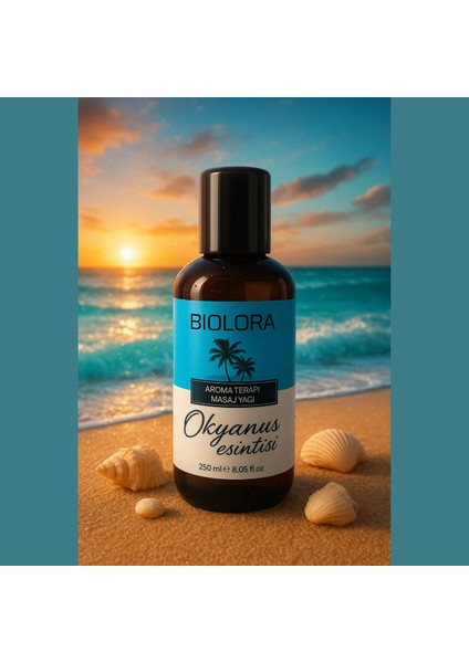 Okyanus Esintisi Aromaterapi Vücut Masaj & Spa Yağı 250ML. ( Özel Seans)