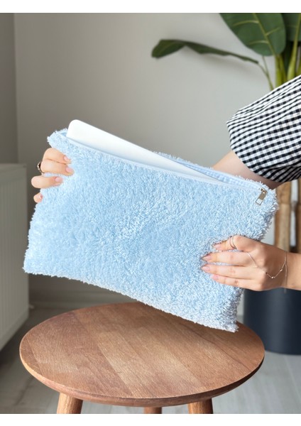 Mavi Teddy Peluş 13-14-15-16 Inç Uyumlu MacBook Kılıf, Bilgisayar Laptop Çantası, Evrak ve Kitap Çantası modelleri