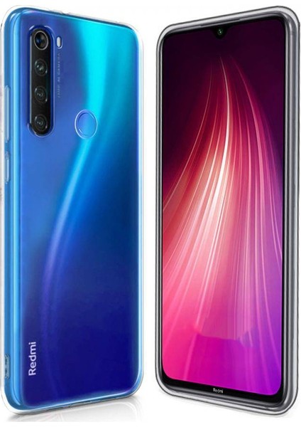Xiaomi Redmi Note 8 2.0 mm Korumalı Silikon Kılıf Şeffaf