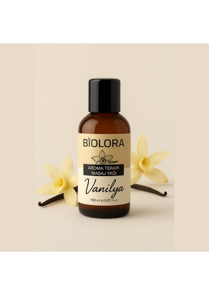 Vanilya Aromaterapi Vücut Masaj & Spa Yağı 150ML.