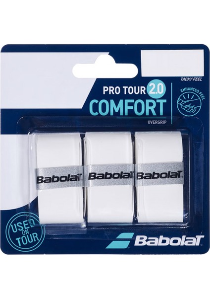 Pro Tour 2.0 X3 Unisex Beyaz Tenis Raket Gribi