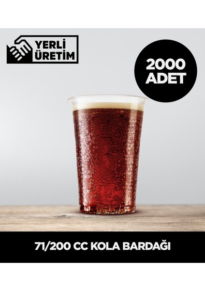 75/200 cc Kola Bardağı 2.000 Adet