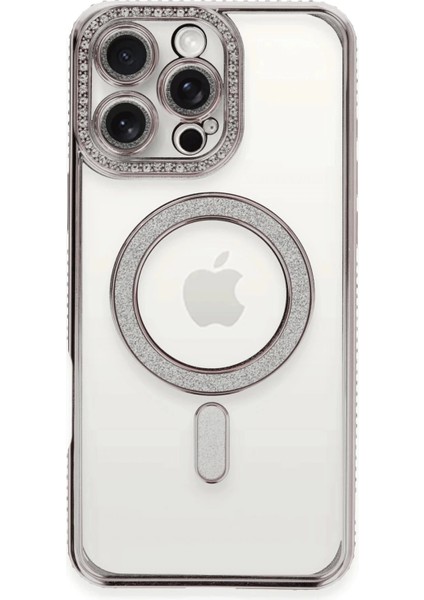 iPhone 16 Pro Max Kılıf Joke Simli Magneticsafe Kılıf - Pembe fiyatları