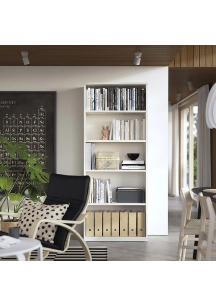 Tonstad Kitaplık Kırık Beyaz 81X37X201 cm modelleri
