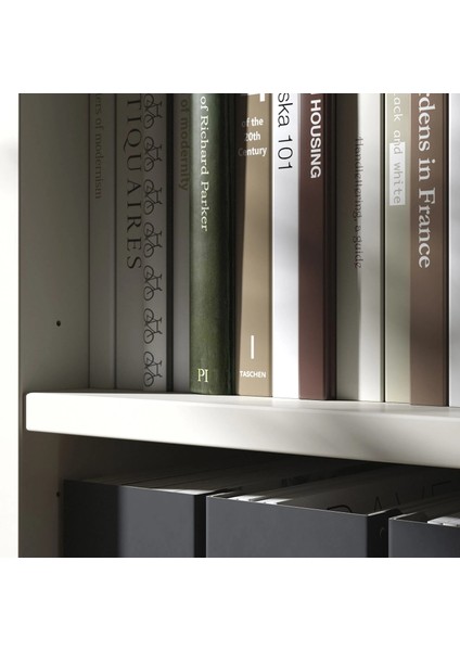 Tonstad Kitaplık Kırık Beyaz 81X37X201 cm indirimleri