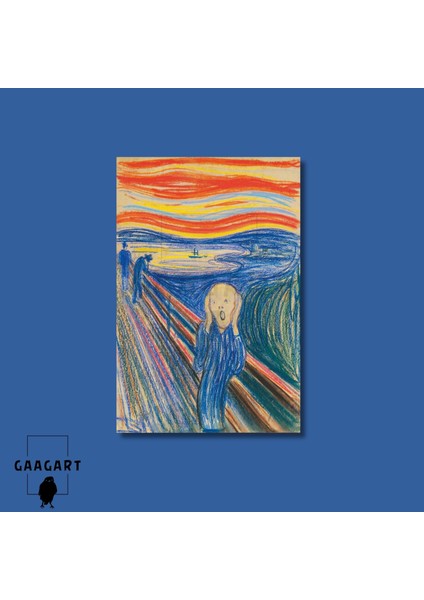 Tekli Dikey Kanvas Edvard Munch The Scream modelleri