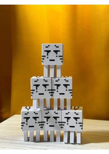 Minecraft Ghast V2 Hayalet Beyaz Hareketli Eklemli Figür fiyatları