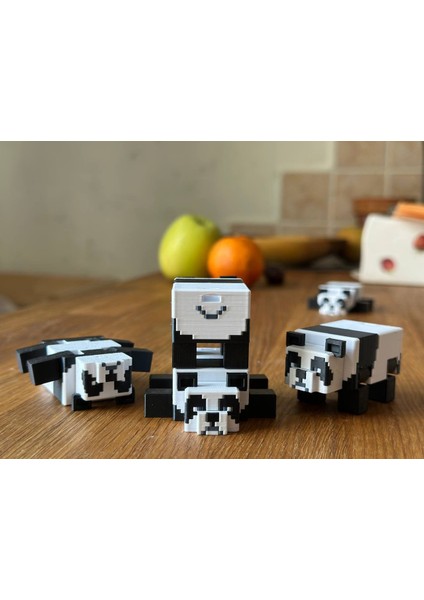 Minecraft Panda Hareketli Eklemli Figür modelleri