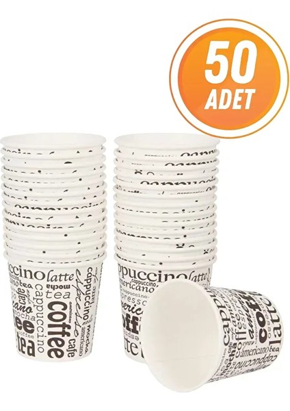 Karton Bardak 7 Oz 50 Adet