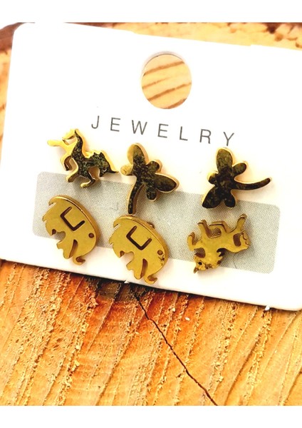 Zirkon Taşlı Lüks Çelik Küpe fiyatları