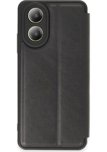 Oppo A38 Kılıf Flip Cover - Siyah