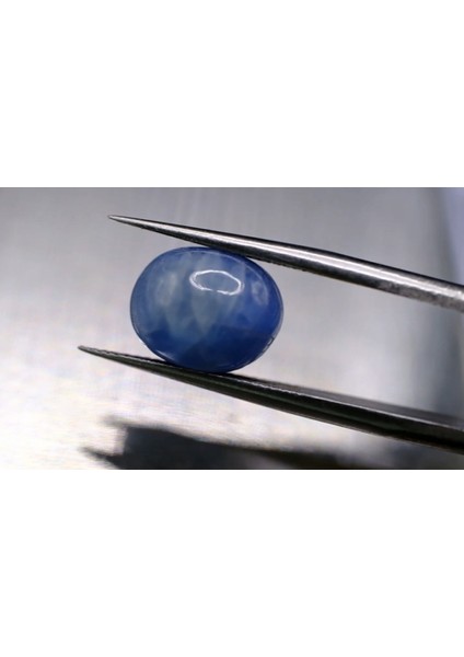 5.68CT 10.7x.8.5mm Oval Cabachon Natural Unheated Sapphire