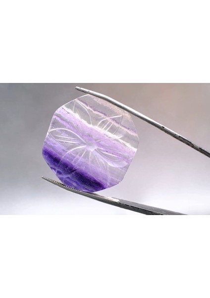 43.65CT 31.7X30MM Natural Carving Fluorite