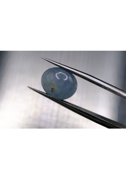 4.47CT 10.7x8.8mm Oval Cabachon Natural Unheated Sapphire