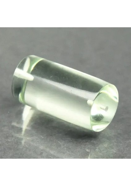 16.19CT Cylinder Cabochon Drilled Natural Green Amethyst - Brazil Gemstone