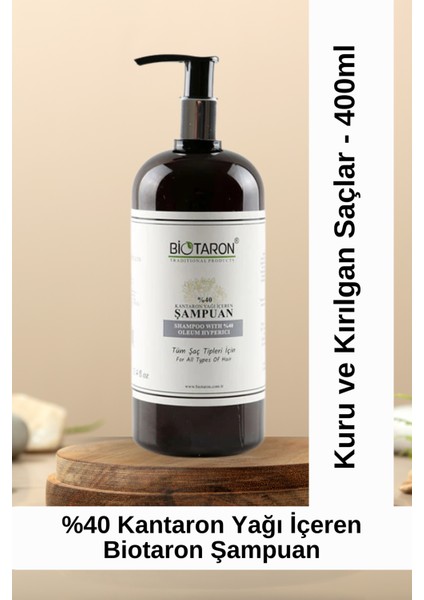 %40 Kantaron Yağı Içeren Şampuan - 400ML