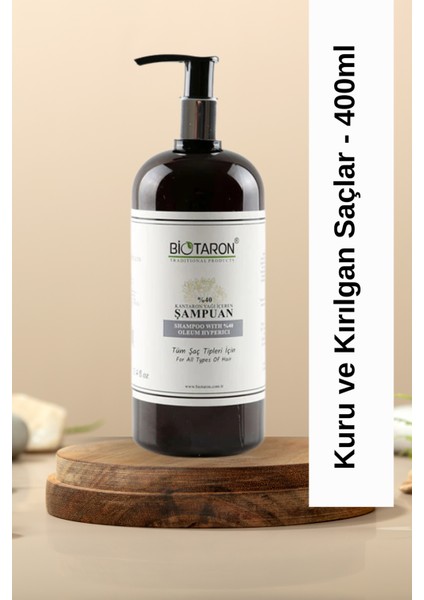 %40 Kantaron Yağı Içeren Şampuan - 400ML fiyatları