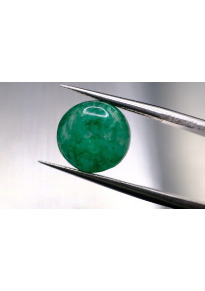 5.52CT 10.2x6.5mm Round Natural Emerald Drilled Beads