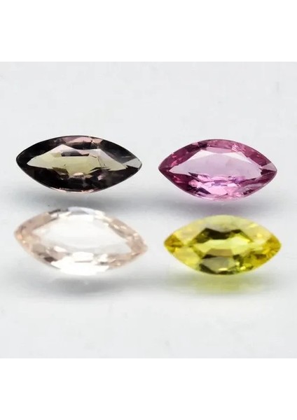 2.89CT 4pcs Lot Marquise Multi Color Sapphire - Madagascar Gems
