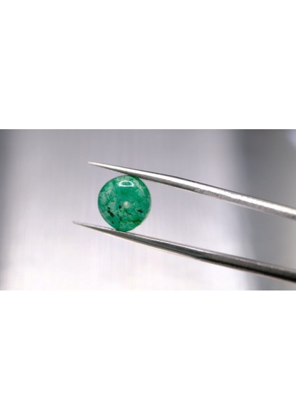 4.07CT 9.4X6MM Round Natural Emerald Drilled Beads