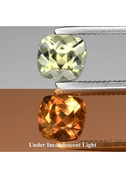 0.73CT Vs Cushion Natural Color Change Diaspore - Turkey Gemstone