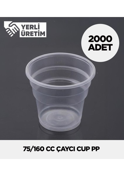 75/160 cc Çaycı Cup Pp 2.000 Adet