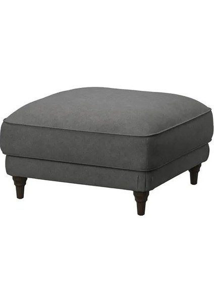 Esseboda Puf Tallmyra Orta Gri Kahverengi