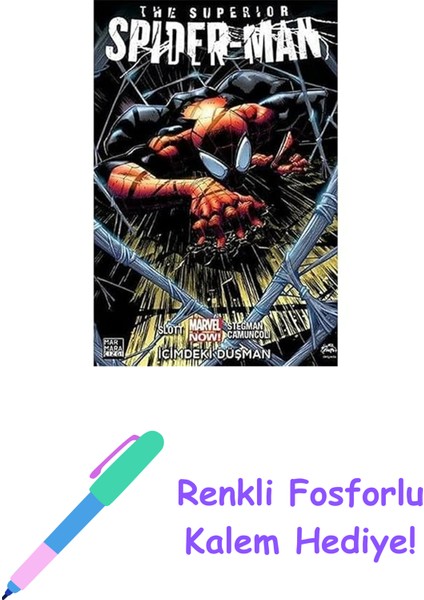 The Superior Spider-Man 1-Içimdeki Düşman + Renkli Fosforlu Kalem