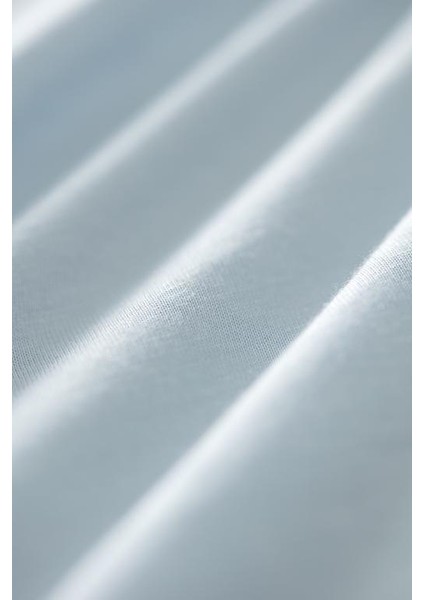 Yeni Sezon Belle Çift Kişilik Lastikli Bambu Çarşaf - Mavi - Mavi fırsatları