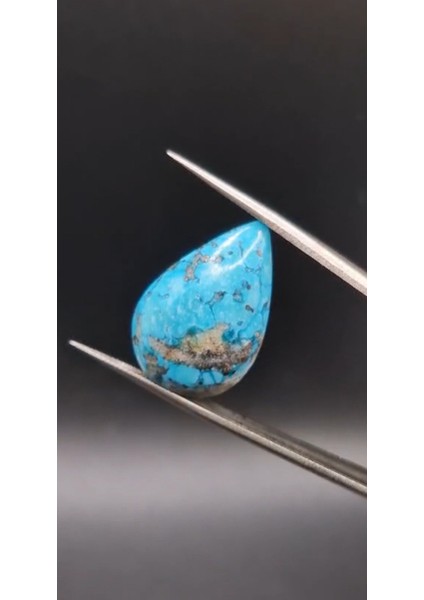 26.35CT 23.1X16.8MM Pear Natural Iranian Turquase